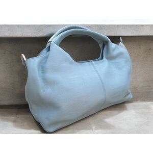 BOSTANTEN Light Blue Handbag with Shoulder Strap